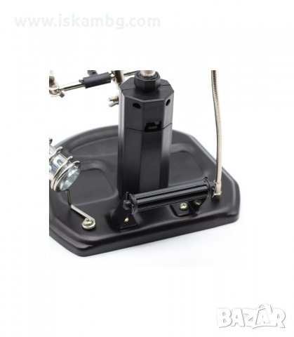 ТРЕТА РЪКА СЪС СТОЙКА ЗА ПОЯЛНИК, ЩИПКИ И ЛУПА 65ММ - код  802, снимка 8 - Поялници и запояване - 33947115