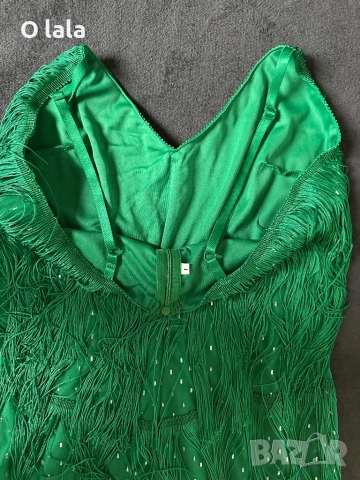 Атрактивна рокля с ресни , снимка 4 - Рокли - 54192649