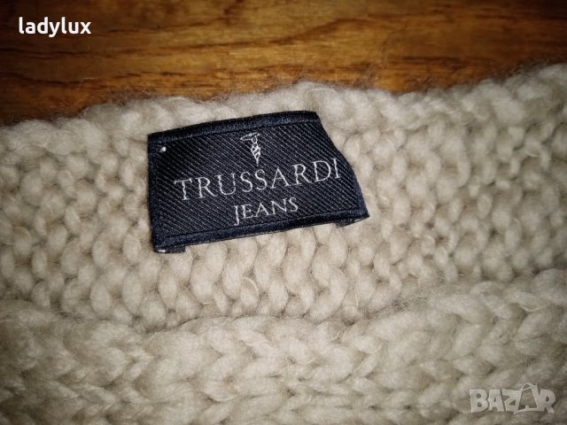 Trussardi Jeans, Плетена Блуза, Размер S/M. Код 1877, снимка 3 - Блузи с дълъг ръкав и пуловери - 38099057