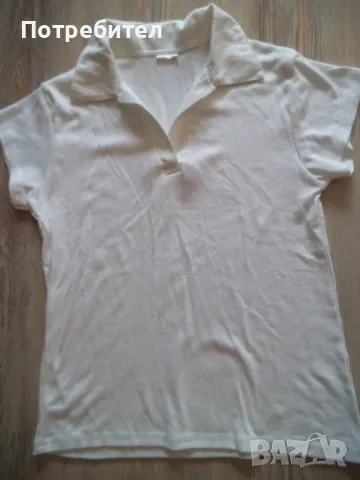 Нова памучна блуза с къс ръкав-С, снимка 1