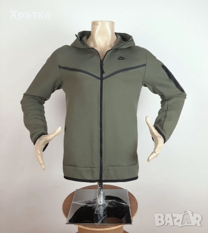 Nike Tech Fleece Windrunner - Оригинално мъжко горнище размер S, снимка 5 - Спортни дрехи, екипи - 52307208