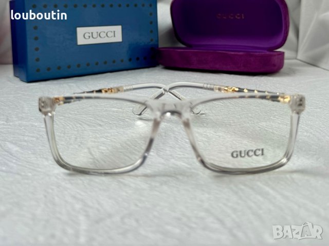 Gucci диоптрични рамки ,прозрачни слънчеви очила,очила за компютър, снимка 2 - Слънчеви и диоптрични очила - 44465602