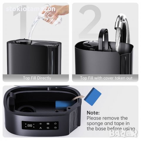 Овлажнител Humidifier Cool Mist DH-JS07, снимка 4 - Овлажнители и пречистватели за въздух - 38422182