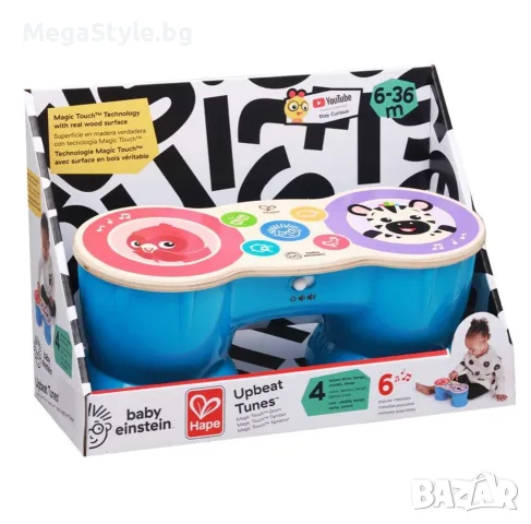Интерактивна играчка Tobe Baby Einstein, 6-36 месеца, 4 звука, дървена, снимка 2 - Музикални играчки - 55723055