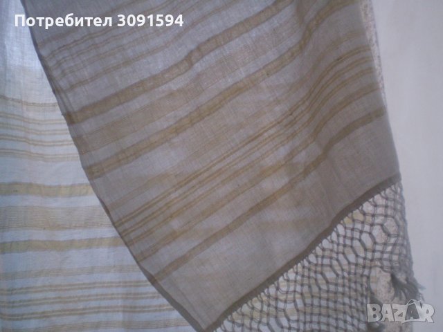 19 в  кърпа памучен  кенар с плетена на една кука дантела , снимка 2 - Антикварни и старинни предмети - 37467663