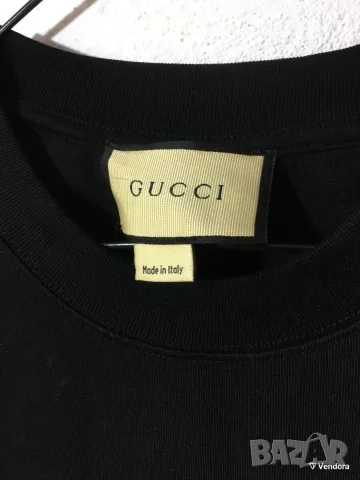 Памучна тениска Gucci, снимка 2 - Тениски - 56280946