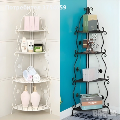 Елегантен ъглов рафт – стилно решение за максимално използване на пространството