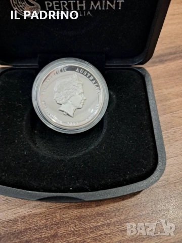 Сребро 1 унция OZ лунар змия пиефорт висок релеф прууф 2013 , снимка 3 - Нумизматика и бонистика - 53246185