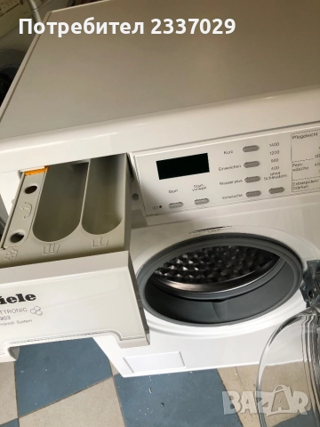 Пералня:МиелеW3903-Класик-7кг,обслужена-1год гаранция,дизайнерски модел,дисплей+още много екстри за , снимка 2 - Перални - 52168731