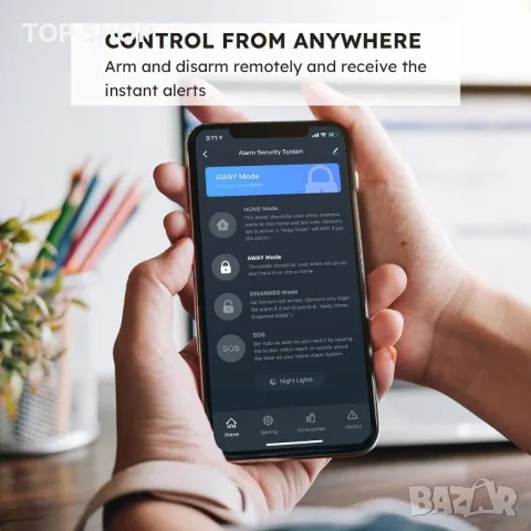 Автономна WiFi алармена система AGSHOME, снимка 4 - Аналогови камери - 49106107