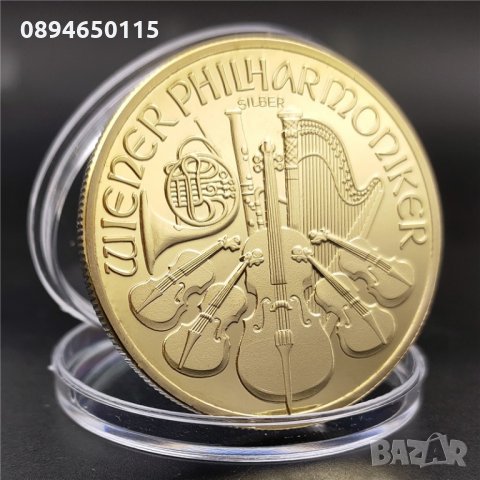 Монета "Виенска филхармония - 1 OZ", снимка 3 - Нумизматика и бонистика - 35173599