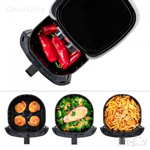 Фритюрник без мазнина Air Fryer Muhler MFX-655X, снимка 3 - Фритюрници - 37670394