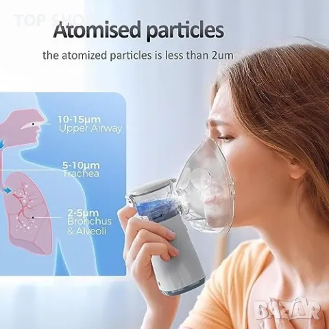 Нова Преносима машина за пулверизиране за деца и възрастни Дом Пътуване, снимка 4 - Друга електроника - 49266547