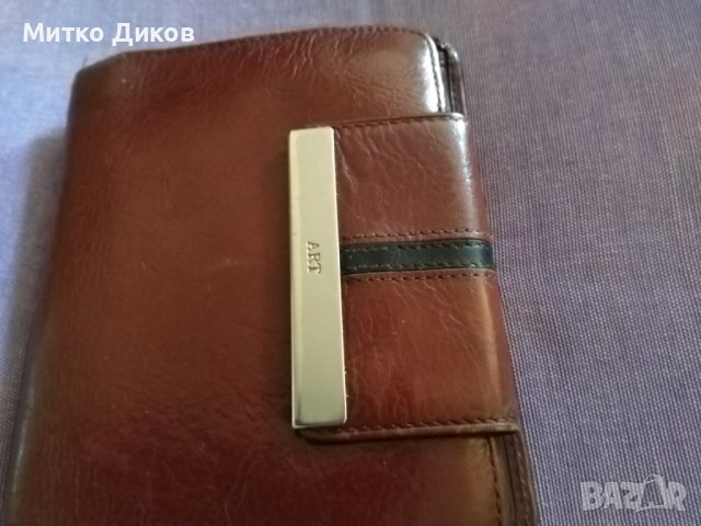 Портфейл Арт 93 страничен 130х105мм естествена кожа, снимка 3 - Портфейли, портмонета - 44149893