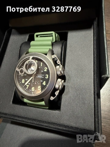 HAMILTON KHAKI FROGMAN CHRONO TITANIUM SWISS VALJOUX 7750, снимка 2 - Мъжки - 53327780