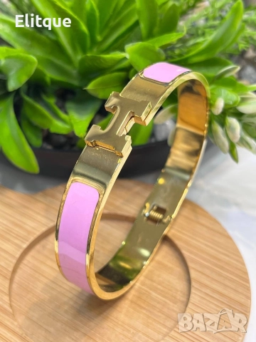 гривни от висококачествена стомана ysl saint laurent hermes Gucci Louis Vuitton Ralph Lauren , снимка 3 - Гривни - 52908038