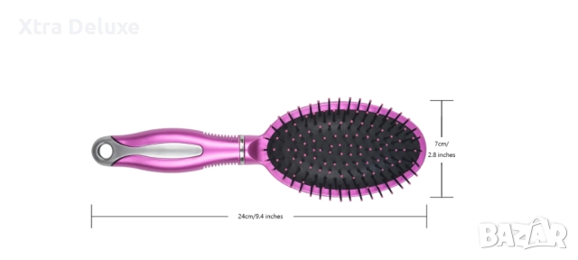 Четка - гребен за коса, за сресване, стилизиране и масаж на скалпа, снимка 4 - Други - 52041782