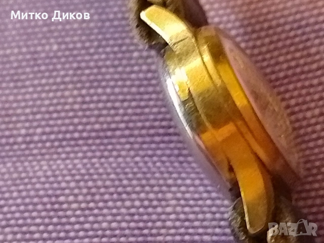 Марков дамски швейцарски часовник работещ винтидж 60 г.Creation 17 rubis incabloc plaque G10, снимка 2 - Дамски - 53961552