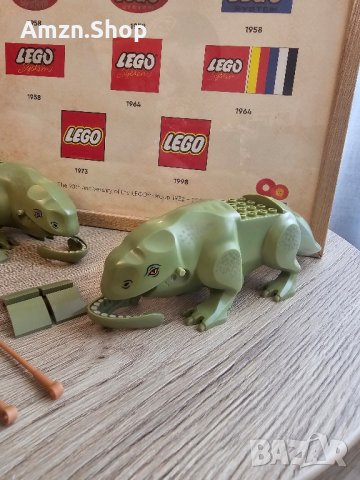 Lego Star Wars Part 16875pb02c01 Dewback Claws and Short Tail Pattern 2бр. ( 75290 ), снимка 4 - Колекции - 44388633