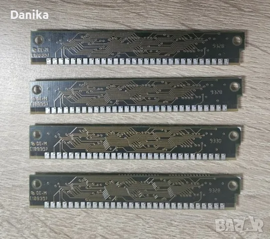 Ретро RAM памет 30-pin SIMM 4 броя по 1 MB за 286, 386, 486 компютър, снимка 2 - Други - 56056233