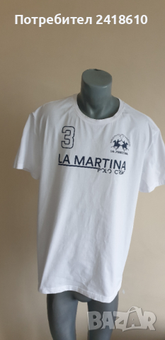 La Martina Cotton  Mens Size 2XL/3XL НОВО! ОРИГИНАЛ! Мъжка Тениска!, снимка 7 - Тениски - 44783479