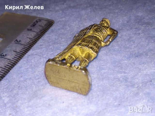 СТАРО МЕТАЛНО ВОЙНИЧЕ КИНДЕР - ШОТЛАНДЕЦ с ПОЗЛАТА РЯДКО За КОЛЕКЦИЯ 37109, снимка 12 - Колекции - 40392622