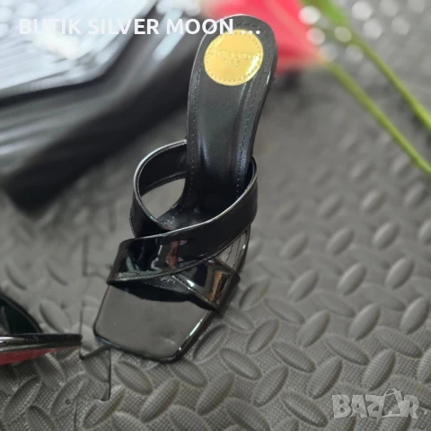 Дамски Чехли ⚡ YVES SAINT LAURENT , снимка 7 - Чехли - 50621438