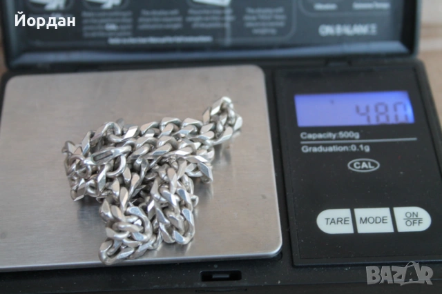 Сребърен ланец 0,925, снимка 8 - Колиета, медальони, синджири - 53275096