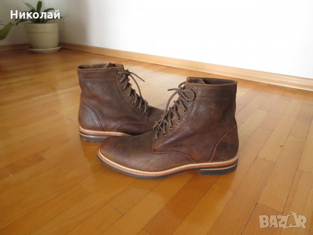 Nisolo Andres All Weather Boot, Waxed Brown , снимка 3 - Мъжки боти - 30337236
