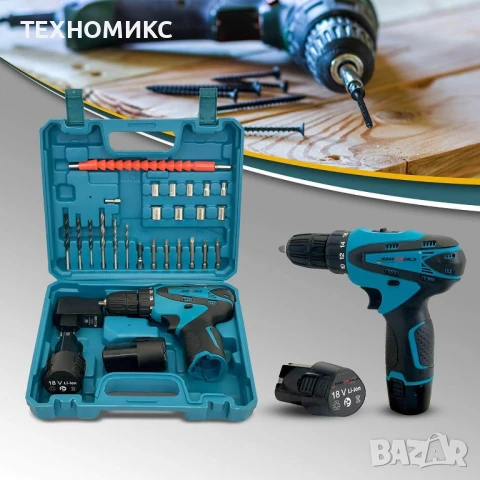 Немски Акумулаторен Двускоростен Винтоверт 36V , 5.0Ah, снимка 4 - Винтоверти - 51336811