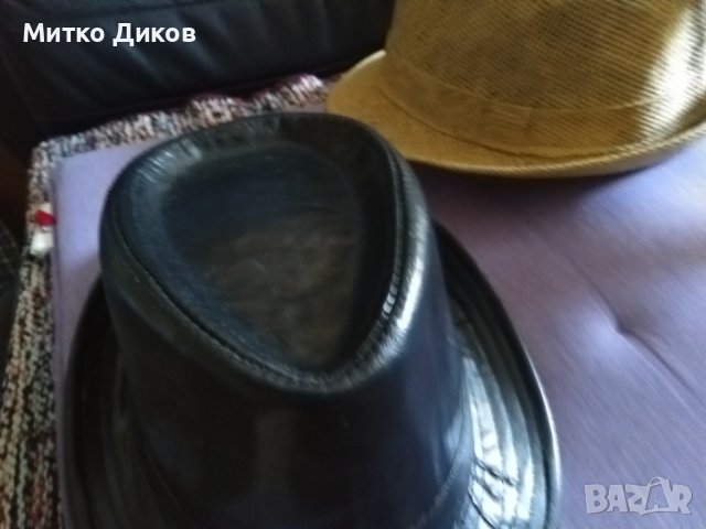 Бомбе естествена кожа и бомбе тип сламено размер 58 нови, снимка 9 - Шапки - 42166766