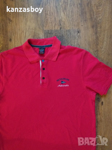 PAUL & SHARK - страхотна мъжка тениска 2ХЛ, снимка 3 - Тениски - 44718316