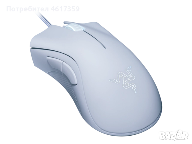 ГЕЙМЪРСКА МИШКА RAZER DEATHADDER ESSENTIAL MOUSE WHITE 
