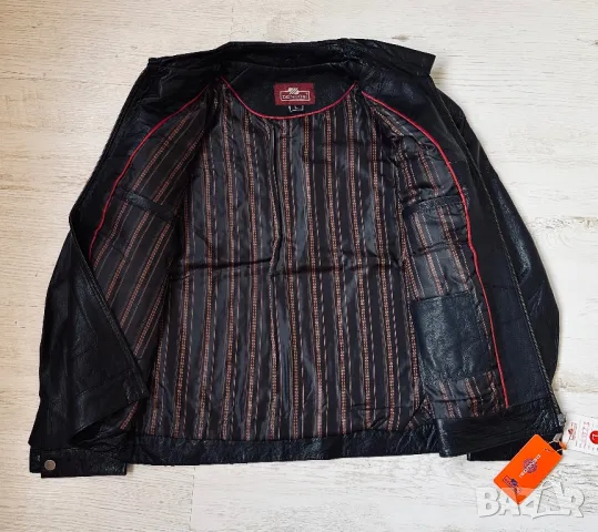 Мъжко кожено яке, снимка 2 - Якета - 48592106