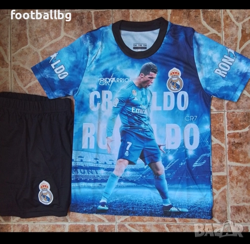 CR7 💙⚽️ детско юношески футболни екипи РЕТРО екипи REAL MADRID 