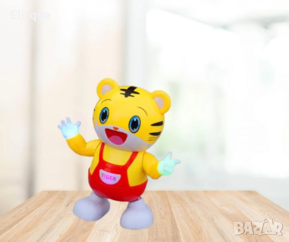 Тигър танцуващ,детска занимателна играчка, снимка 3 - Музикални играчки - 52777580
