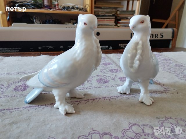 Порцеланови гълъби Сатинети, снимка 1