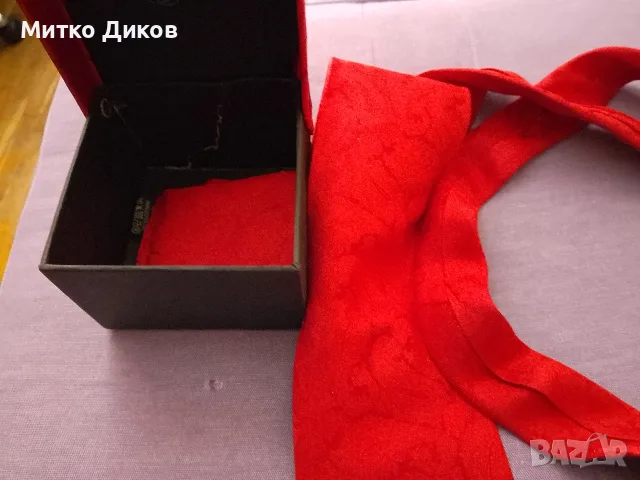 Копринена вратовръзка немска маркова и копринена кърпичка за сако 30х30см нови в кутия ръчна изработ, снимка 9 - Сватбени аксесоари - 56226504