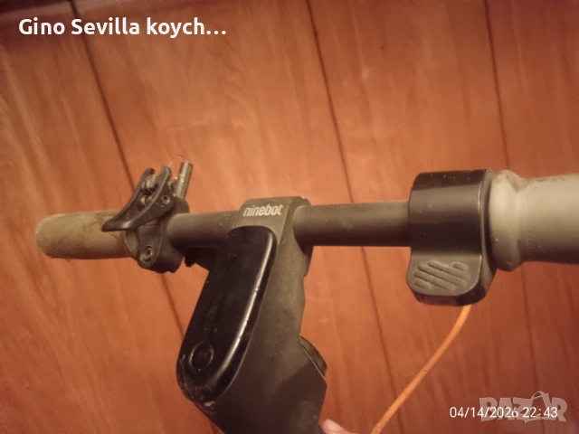 Продавам електрическа тротинетка Ninebot, снимка 2 - Скейтборд, ховърборд, уейвборд - 54201506