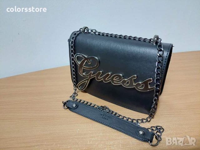 Луксозна Черна чанта Guess/SG-E79, снимка 2 - Чанти - 42902981