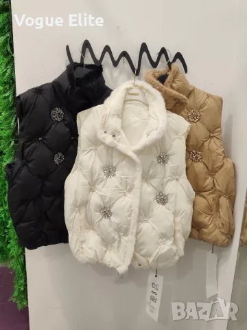 дамски елек в три цвята 