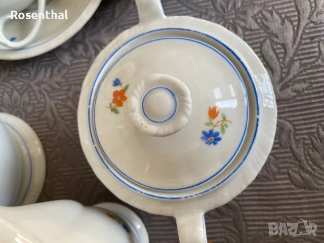 Стар немски сервиз за чай/капучино за двама, снимка 2 - Сервизи - 47333805