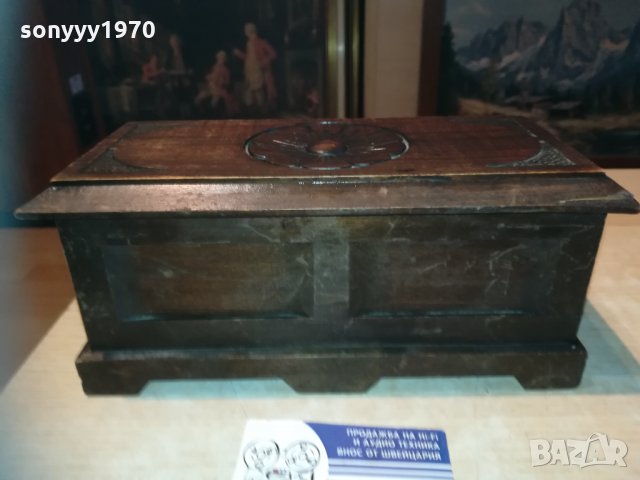 дървена кутия-25х12х11см-внос франция, снимка 13 - Колекции - 30194075