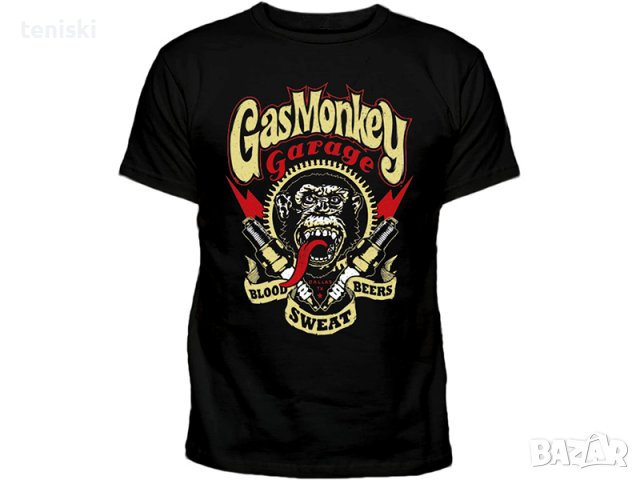 Тениска Gas Monkey Garage 6 модела, всички размери , снимка 2 - Тениски - 28060011