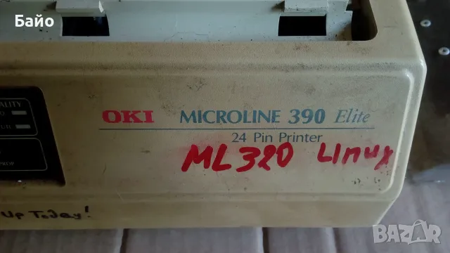 Матричен 24 иглен принтер OKI Microline 390 Elite употребяван, снимка 2 - Консумативи за принтери - 54879596