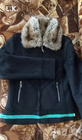 Дамско палто с пух, снимка 2 - Палта, манта - 37568324