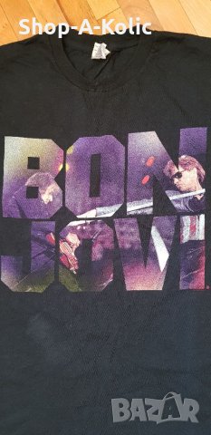 Vintage JON BON JOVI Because We Can 2013 Tour T-Shirt, снимка 2 - Тениски - 35016493