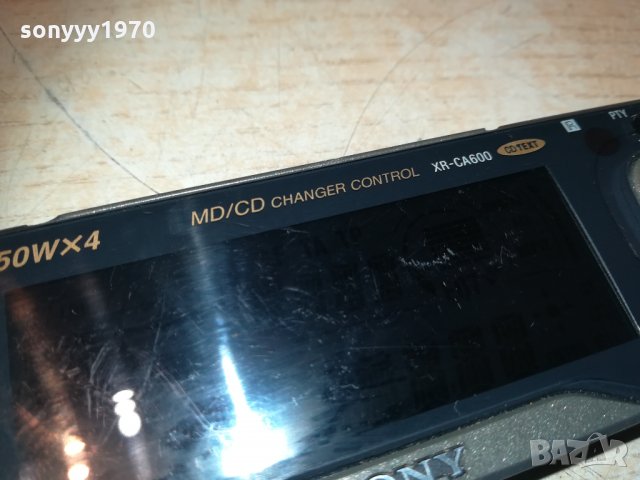 sony xr-ca600-MD//CD car audio-панел 0811201703, снимка 10 - Аксесоари и консумативи - 30716895