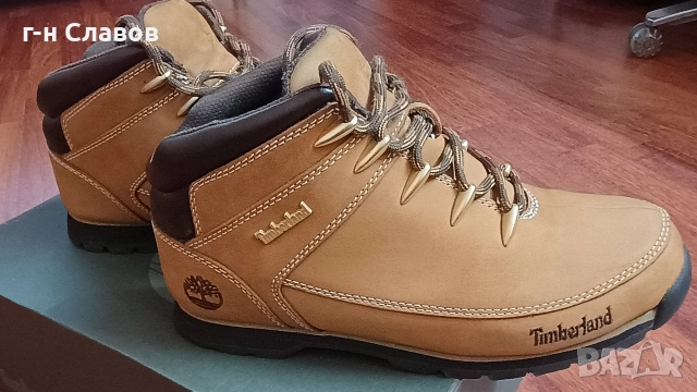 Gold Timberland, Mid Hiker, Nabuck, снимка 7 - Мъжки боти - 52913811