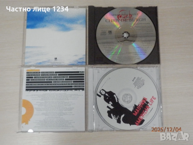 Madonna - Cher - Chris de Burgh - Vanessa Mae, снимка 2 - CD дискове - 48527505